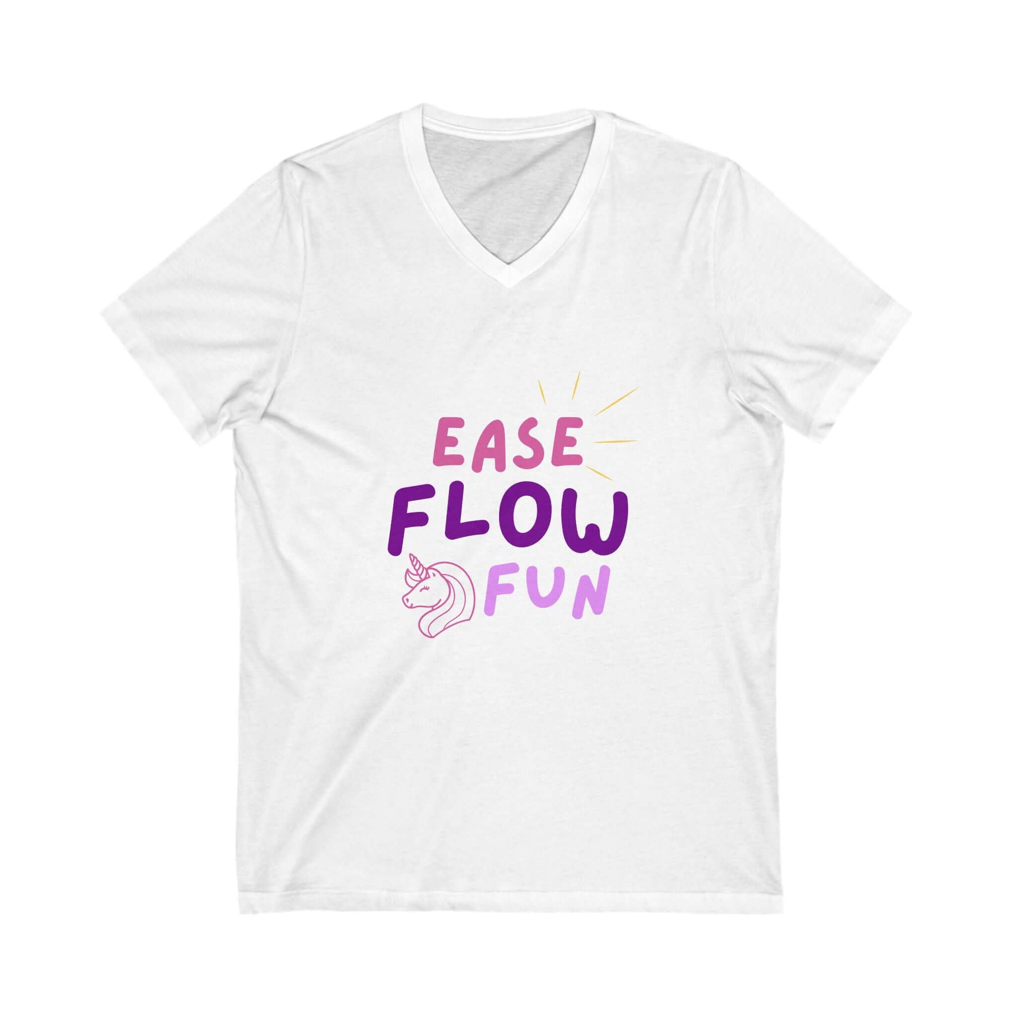 Ease Flow Fun T-Shirt White | Grace and Hope Collective