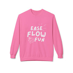 Ease, Flow, & Fun Design | Soft style Fleece Sweatshirt | Pink Lemonade | Grace and Hope Collective