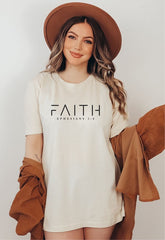 FAITH Ephesians 2:8 Short Sleeve Tee | Cream | Grace and Hope Collective