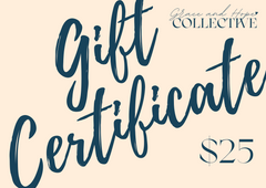 Grace and Hope Collective Gift Certificate $25