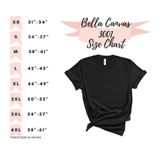 Faith Love Hope Tee Shirt | Size Chart | Grace and Hope Collective