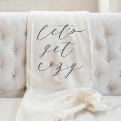 Lets Get Cozy Throw Blanket - Grace and Hope Collective