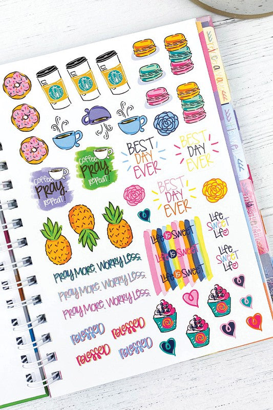 NEW - Faith-Based Gratitude Journal w Stickers 52-Week