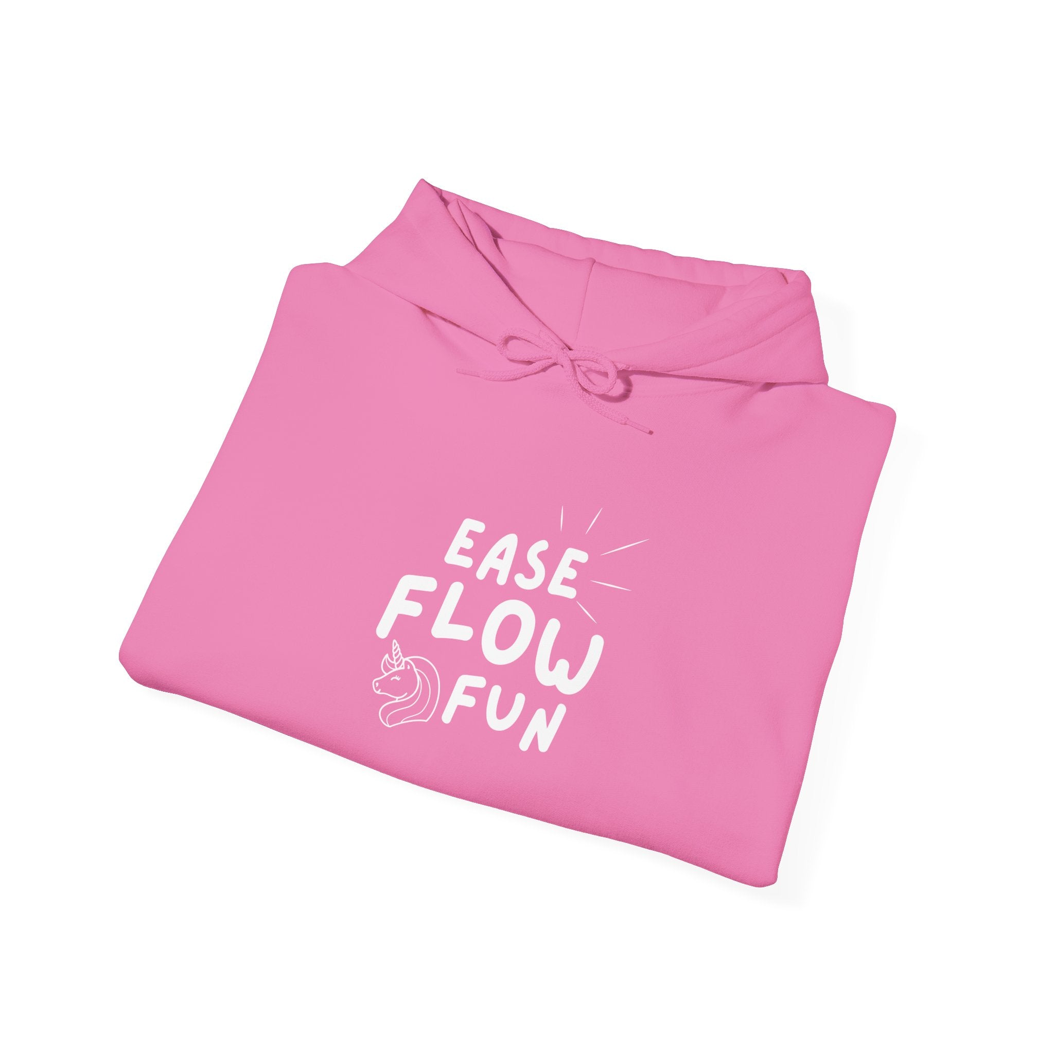 Hooded Sweatshirt - Ease Flow Fun with Shine Bright Design