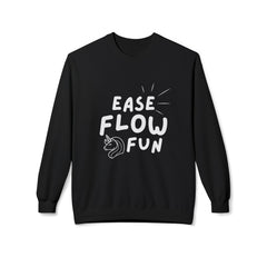 Softstyle Fleece Sweatshirt - Ease, Flow, & Fun Design