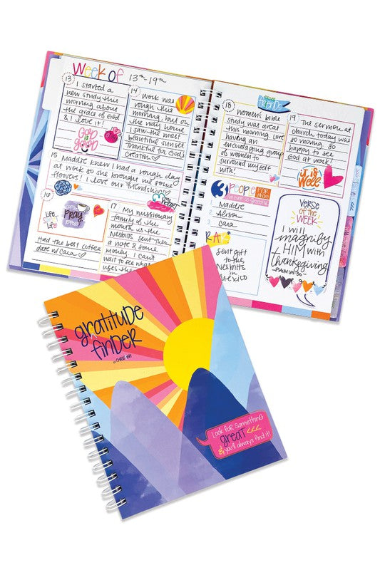 NEW - Faith-Based Gratitude Journal w Stickers 52-Week