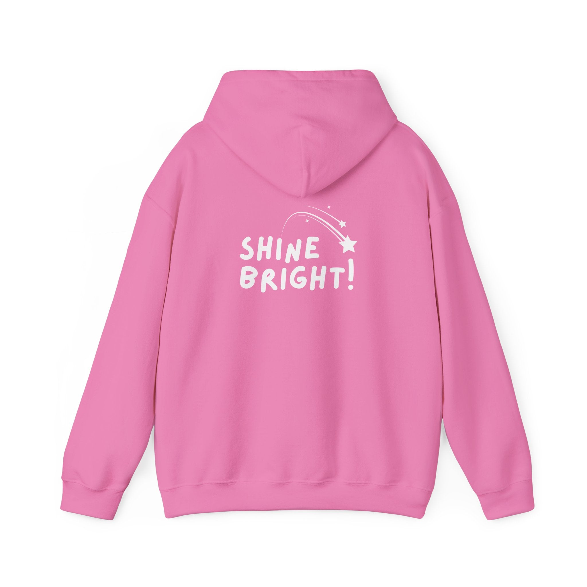 Hooded Sweatshirt - Ease Flow Fun with Shine Bright Design