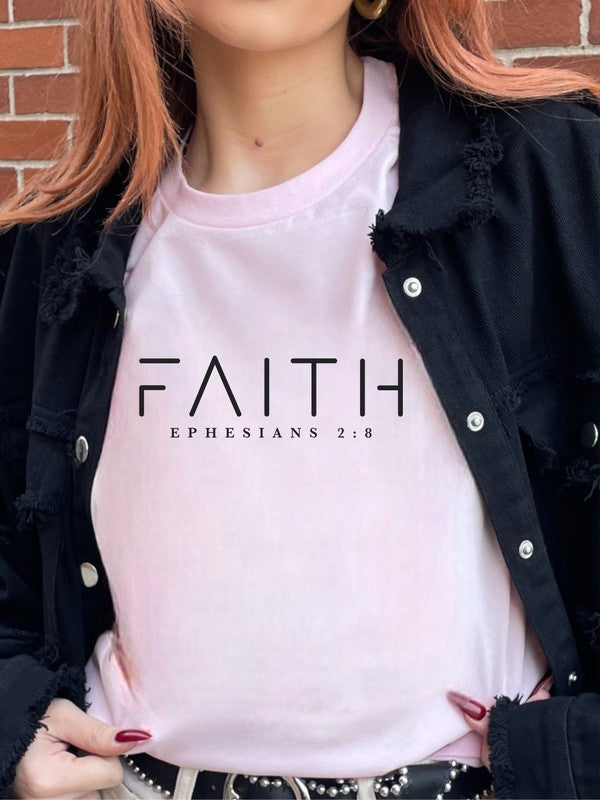 FAITH Ephesians 2:8 Short Sleeve Tee