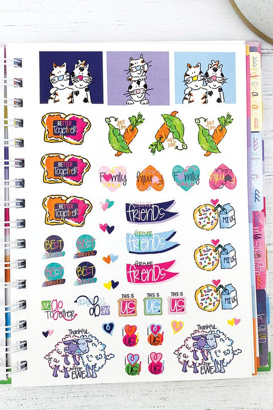 NEW - Faith-Based Gratitude Journal w Stickers 52-Week