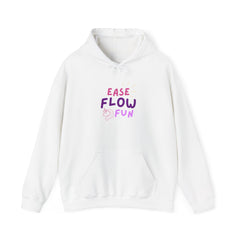 Hooded Sweatshirt - Ease Flow Fun with Shine Bright Design