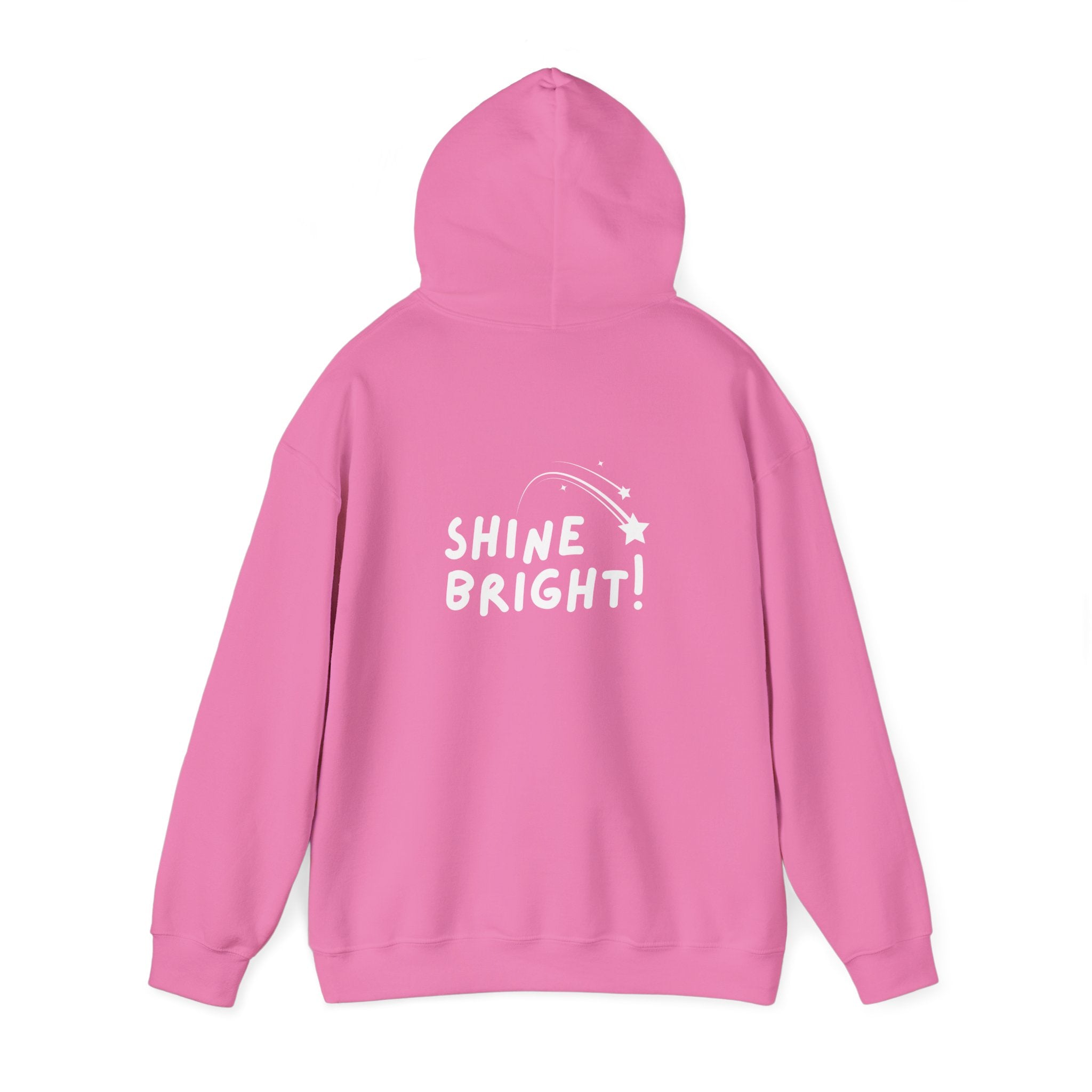 Hooded Sweatshirt - Ease Flow Fun with Shine Bright Design