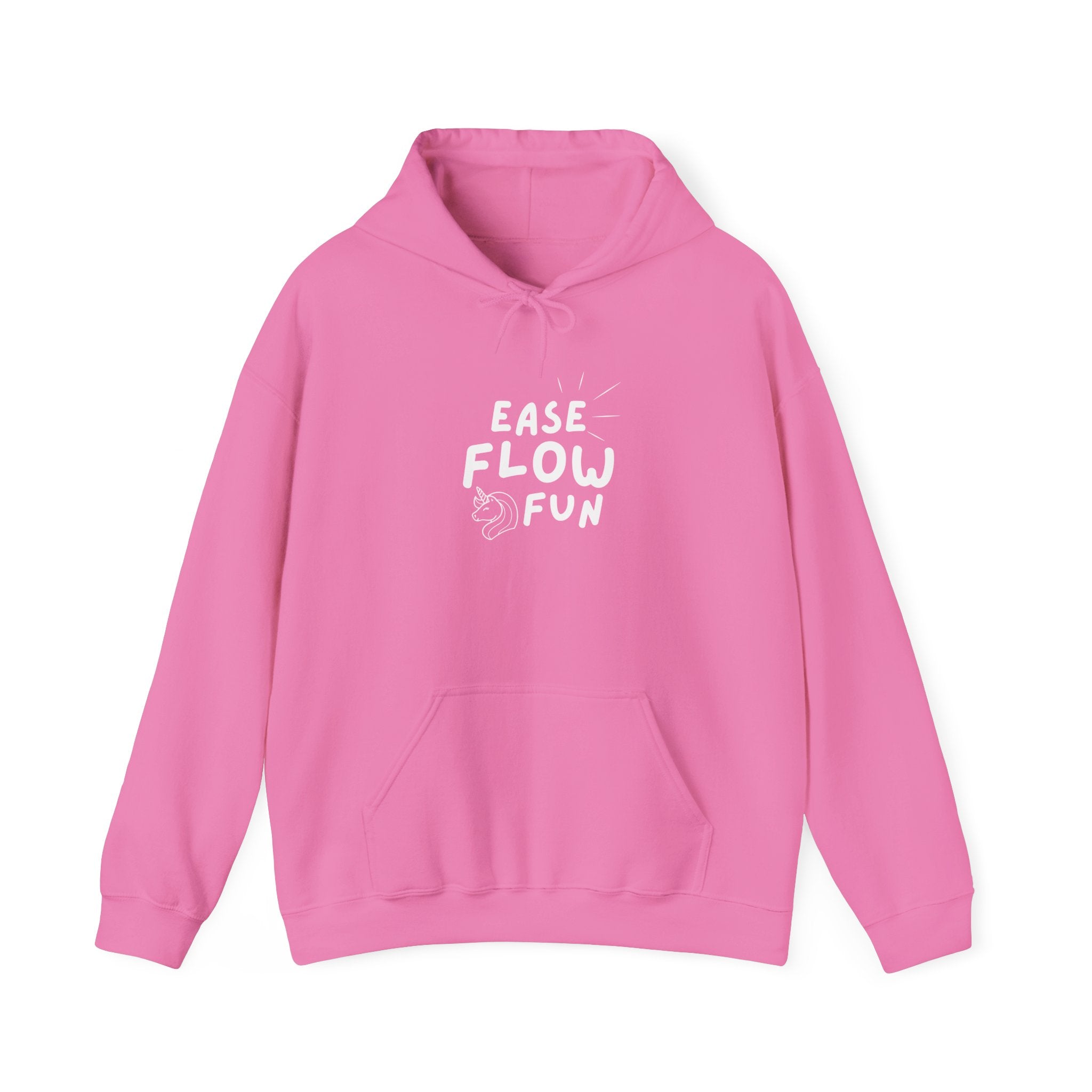 Hooded Sweatshirt - Ease Flow Fun with Shine Bright Design