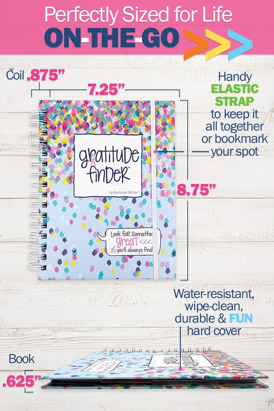 NEW - Gratitude Journal with Stickers Non-Dated 52-Week