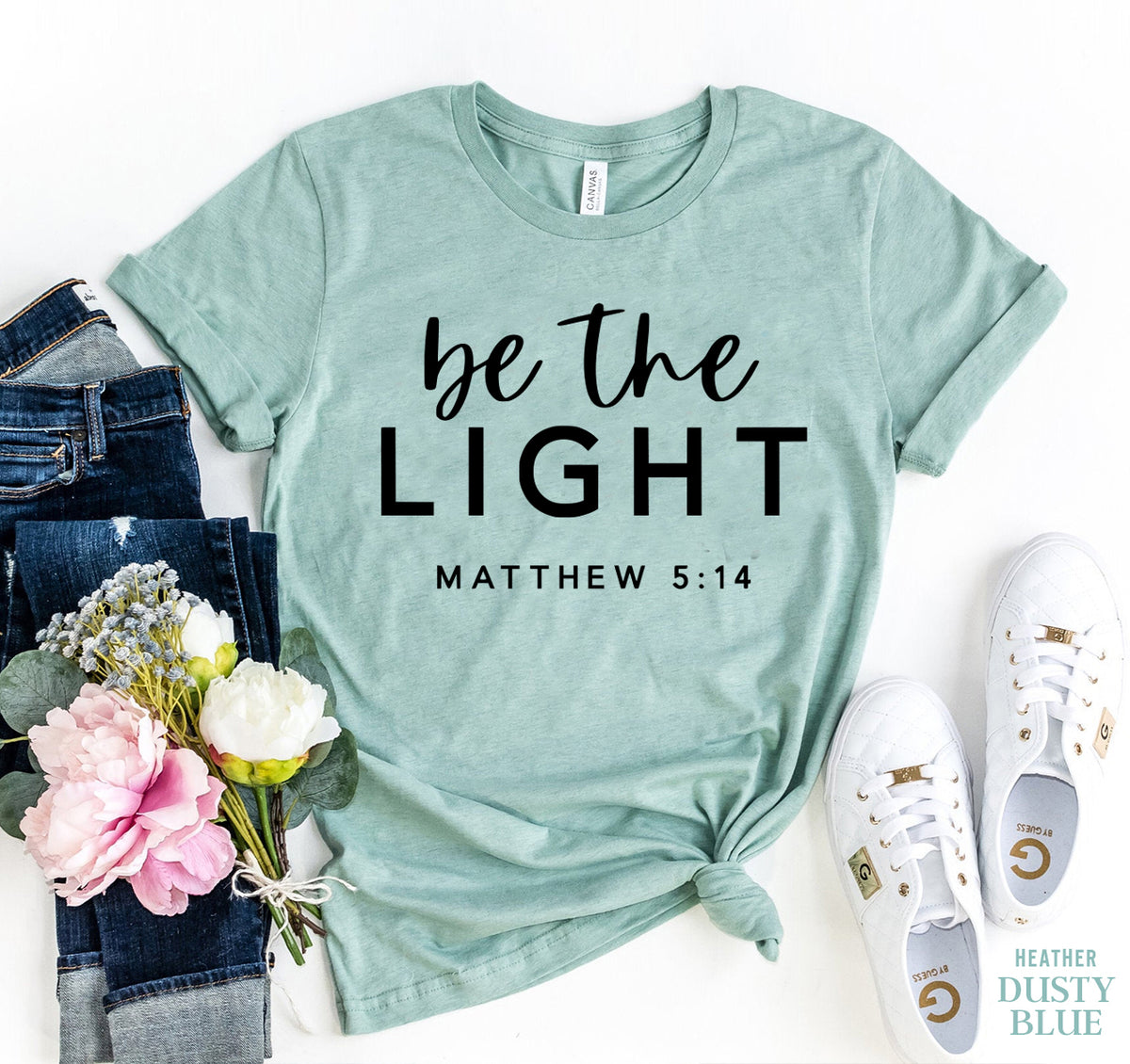 Be The Light Tee Shirt - Grace and Hope Collective